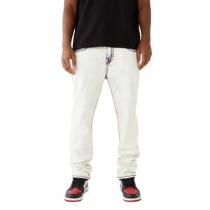 True Religion Men's Rocco Flap Super T 32 Inseam, Captain Court Light Wash, 31