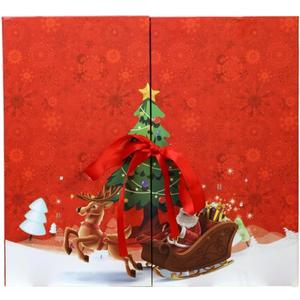 Empty Advent Calendars To Fill Yourself, 24 Days Countdown Christmas Calendar Packaging Empty Boxes, Christmas Countdown Calendar 24 Days Gift Boxes To Filling Chocolates, Candies For Adults
