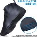 Waterproof Shoe Covers Slip-Resistant Overshoes Newly Upgraded and Latest Model for Men Women, Reusable Rain Boots for Outdoor, Cycling, Hiking, Work (Black, XL (Women 11-13, Men 10.5-13))