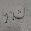 Acoustix True Wireless Audiobuds w/Charging Case - White
