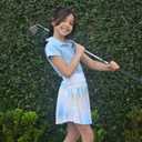 Sporty Girl's Pleated Athletic Skort with Built-in Shorts  Girls Athletic Skort - Toddler Tennis Skirt - Girls Golf Outfit (2T, 4-5 Y)