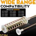 Upgraded DC97-16350U DC97-16350T Washer Suspension Rods for SAMSUNG WA50R5200AW/US, WA50R5400AV/US WA50R5400AW/US WA45T3200AW/A4 WA45H7000AW/A2 and WA45N3050AW/A4 Washing Machine 4pcs
