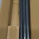 Industrial Curtain Rods for Windows 66 to 120 Inches, Blackout Wrap Around Curtain Rod, for Indoor and Outdoor, 7/8 Inch Diameter, 95 to 150 Inches, Black