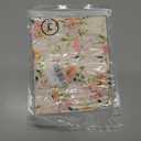 Floral Lace Mesh Top Women Long Sleeve Sheer Tops Mock Neck See Through Tee Shirts Fitted Sexy Going Out Outfits (L)