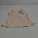 Slimers Backless Plunge Push Up Bra: Low Back Bras for Deep V Neck - Women Low Cut Shapewear Tops for Women (XL, Beige)