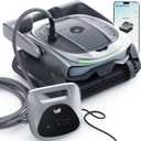 (2026 New) BUBLUE 800P Gen2 Robotic Pool Cleaner,Pool Vacuum for Inground Pools,Cleans Floor/Wall/Waterline/Shallow Area,Smart Navigation,App Control& Scheduling,for Pools up to 1,076 Sq.Ft Space Gray
