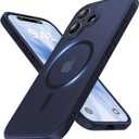 Faiono Magnetic for iPhone 17 Case [Full Camera Protection][Military-Grade Protection][Compatible with MagSafe] Shockproof Protective Slim Phone Case for iPhone 17, Titanium Blue