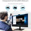 ASUS 27 1440P Video Conference Monitor (BE27ACSBK) - QHD (2560 x 1440), IPS, Built-in 2MP Webcam, Mic Array, Speakers, Eye Care, Wall Mountable, AI Noise-canceling, USB-C, HDMI, Zoom Certified,Black