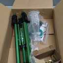 Triumpeek Impact Sprinkler on Tripod Base with Stakes, 360 Degree Large Area Coverage Irrigator with Extension Legs, Adjustable Brass Sprinkler Head Nozzle and 3/4" NH Inlet Hose Connection (1)