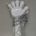 Beistle White Giant Hand Clappers 2 Count Plastic Stadium Noise Makers for Sports Games Pep Rallies Graduations Parades Tailgates Fan Spirit Cheering Accessories and Party Celebrations, 15 x 7.5