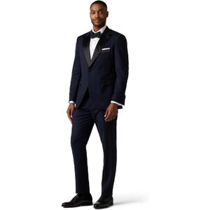 Alton Lane Mercantile Tuxedo Tailored Fit - Premium Quality Tuxedo for Men, Stylish and Elegant Formal Suit for Men (40, Navy)