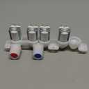 Washer Water Inlet Valve Assembly For Samsung WA49B5205AW WA51A5505AC WA51A5505AV WA52A5500AW WA54A7305AE WA54A7305AV WA54CG7105ADUS WA54CG7105ADUS WA54CG7105AVUS WA55A7300AE WA55CG7100AWUS