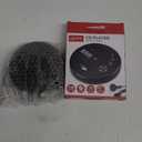 GPX PC332B Portable CD Player with Anti-Skip Protection, FM Radio and Stereo Earbuds - Black