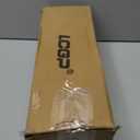 LCGP Turn Down Exhaust Tip 5" Inlet,5" Inside Diameter Inlet, 15 Length Stainless Steel Bolt-On Exhaust Pipe Black Powder Coated Stainless Steel