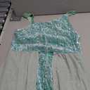 Haloumoning Girls Sequin Dress Kids Formal Sparkly One Shoulder Prom Party Dresses 4-14 Years (10-12 Years, Light Green)