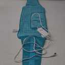 Heating Pad Back Pain Relief Electric Heating Pad for Period Cramps Lower Back Neck Shoulders Pain Relief 6-Hour Auto Off 12x24 Heated Pad + 20" Belt 4 Timer 6 Heat Level Wrap (Turquoise)