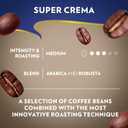 Lavazza Super Crema Whole Bean Coffee, Medium Espresso Roast, Arabica and Robusta Blend, 22 oz Bag (EXP 07/24/27)
