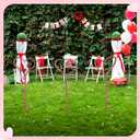 3 Pcs Valentine's Day Heart Metal Yard Stakes Outdoor Valentines Decorations Rustic Rusty Heart Shaped Yard Stakes for Outside Planter Garden Pot Patio Outdoor Lawn Decorative Accessory