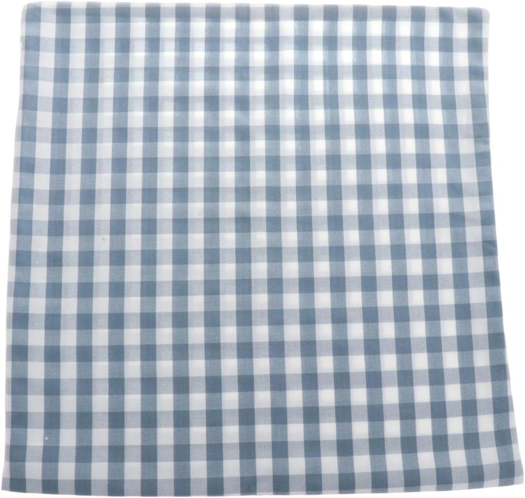 Pillowcase Decorative Pillow Cover for Living Room Bedroom Cushion Cover for Sofa (Small Grid 45cmx45cm) 2 Pack