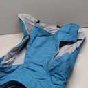 Queenmore XXL Dog Coat, Winter Jacket for Large Dogs, Waterproof Puffy Snowsuit, Adjustable Reflective Fleece Lining Warm Padding Parka for Cold Weather, Blue 2XL