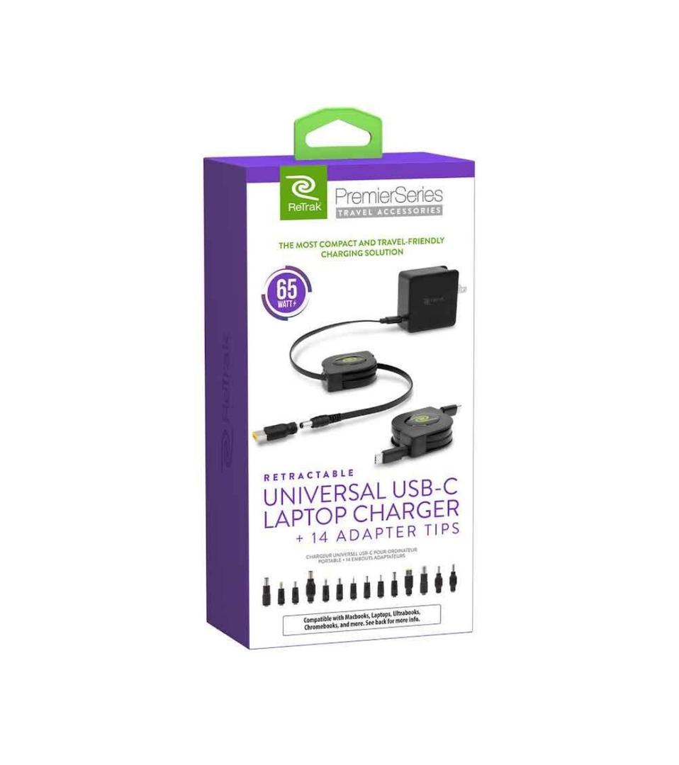 Retractable Universal USB C Laptop Charger