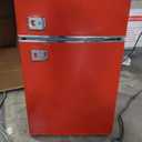 Frigidaire Retro Compact Fridge Freezer Combo, 3.1 cu. ft. Capacity, Small Top Freezer Refrigerator, Mini Fridge with Built-in Bottle Opener  19"D x 20.5" W x 33.5" H (Red)