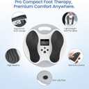 EMS Foot Massager for Neuropathy, NEMS Feet Massager for Pain Relief and Improve Circulation, Muscle Foot Stimulator for Neuropathy and Transcutaneous Electrical Nerve Stimulator for Pain Relief