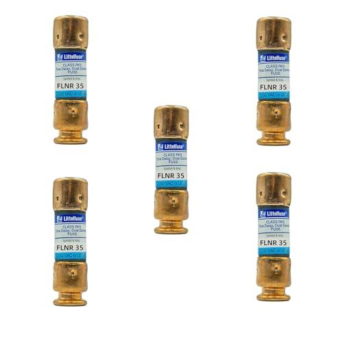5-Pack New FLNR 35 FLNR-35A 250Vac Time Delay Fuse,FLNR-35 Current Limiting Class RK5 Cartridge Fuse