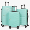 Luggage Set 3 Pieces -Suitcase Set - Luggage with Wheels - Check-in Luggage - PC + ABS Durable Suitcase Rotating Silent Wheels 3-Piece 20/24/28 Mint Green (mintgreen)
