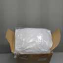 Boao 24 Pcs Summer Plastic Table Cloth Rectangle Picnic Table Covers Elastic Fitted Tablecloth, Disposable Waterproof for Camping, Indoor, Outdoor (White,6 Ft, 72 x 30 Inch)