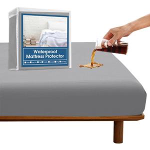 SPRINGSPIRIT Extra Deep Pocket for Air Mattress, 64x50’’, Grey