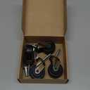 2.0 Inch Antique Caster Wheels, Furniture Caster 5/16 Inch x 1-1/2 Inch (8 x 38mm) for Furniture Sofa Chair Cabinet Set of 4