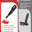 Electric Grill Brush Long Handle, Innovative Reciprocating Motor Grill Cleaner (600/720 Strokes/min), Powerful Cleaning, 3 Interchangeable Brush Heads, Ideal BBQ Gift for Dads & Grill Lovers