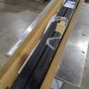 2 Pack 6Ft Aluminum Fence Post, 3-Way Adjustable (180°/90°/0°), Matte Black Rustproof Privacy Fence Posts No Dig for Outdoor Wood Panels