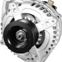 11390N New Alternator Replacement for 2.4L Honda Accord 2008-2012, Acura TSX 2009 2010 2011 2012 2013 2014, 130A, 12V, 7-Groove Pulley, 11390, 1042105890, 12870