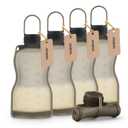 haakaa Silicone Breast Milk Storage Bag 9 oz- Reusable Milk Collector Freezer Bag for Breastfeeding Mom - Baby Food Storing Yummy Pouch - Breast Pump Bag -Leakproof - 5 Count,Grey (Gray)