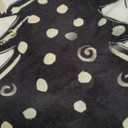 Christmas Tree Skirt Red Black Buffalo Plaid Christmas Tree Skirts Rustic Thick Xmas with Snowflake Winter New Year for Home Christmas Winter Holiday Tree Mat Decoration (Black Christmas Tree 48in)