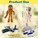 Italian Brainrot Plush,Ballerina Cappuccina Plushies,Soft Cute Stuffed Animals Inspired Plush Toy Stocking Stuffers for Kids and Adults(1PC)