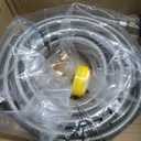 24 FT Propane Hose Extension-High Pressure Braided Gas Line Hose Propane Conversion Kit for BBQ Grill, Fire Pit, Heater (24FT)