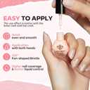 modelones Nail Polish Set, 12 Colors Spring Summer Blue Green Pink Nude Yellow Purple Pastel Quick Dry Mini Starter Kit Long Lasting Art DIY Manicure Set at Home for Women Girls