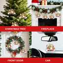 5 x Duck Ornaments for Christmas Tree, Funny Ducks Christmas Ornaments, Farm Animal Ornament for Xmas Trees Home Party, Duck Lovers Gifts, Acrylic Ornament