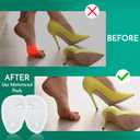 2 x Metatarsal Pads 3 Pairs - Ball of Foot Cushion - Soft Cushion Design - Shock Absorbing - Anti-Slip Strong Adhesive - High Heel Pain Relief - (Clear)