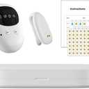 Wireless Bedwetting Alarm for Boys and Girls, USB Rechargeable, 3 Working Modes, Pee Alarm for Children, White