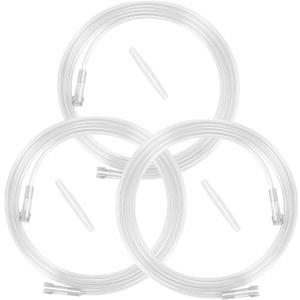 Generic 5 Foot High Flow Oxygen Tube Extension - Transparent, Crush Resistant, PVC, Pack of 3 Tubes