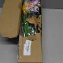 Solar Garden Lights 4 Pack 16 Lily Flowers with Butterfly Decor, Gifts for Mom Woman Mothers Day Birthday Solar Flower Lights for Outside - Decorative Lilies for Yard, Patio, Pathway