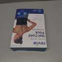 REVIX Large Ice Packs Wrap for Hip, Knee, Leg, Shoulder, Back, Reusable Gel Cold Pack for Injuries, Joint and Muscle Discomfort Relief, Black