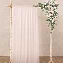 Ling's moment Wedding Arch Flowers - 6.5FT Floral Garland for Ceremony Arbor Backdrop Decoration - Artificial Rose Floral Swag for Sweetheart Table Birthday Party, Baby Shower, Blush Pink