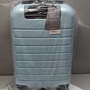 Expandable Luggage, ABS Hard Shell Travel Case with TSA Lock, Spinner Wheels and Scrub Resistant (Sky Blue, Carry-On 20-Inch)