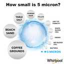 Whirlpool 10 x 2.5 Inch Whole House Water Filtration System WHKF-DWHV, 3/4" Ports, Clear Housing, NSF Certified Water Filter WHKF-GD05 Included