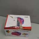 AGPTEK Electric Air Balloon Pump, 110V 600W Rose Red Portable Dual Nozzle Inflator/Blower for Party Decoration